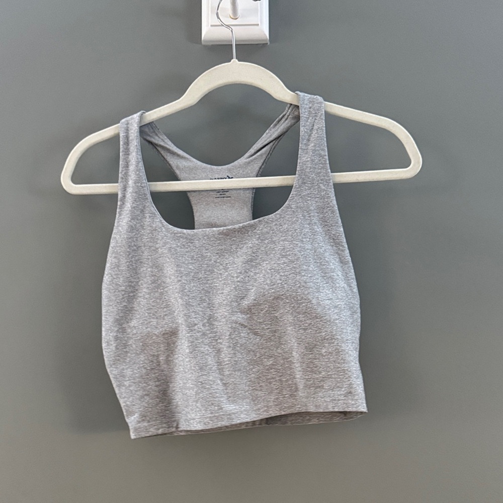 Old Navy Heather Gray Crop Top